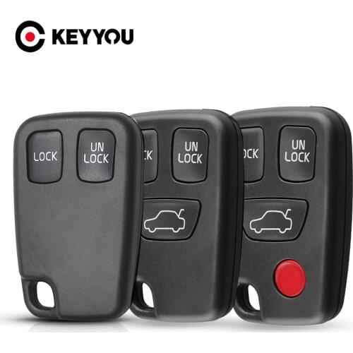 KEYYOU For Volvo S40 S60 S70 S80 V40 V70 XC90 XC70 V70 C70 98-05 Car Key Case Replace Auto Key Cover 2/3/4/5 Buttons Repair Kit