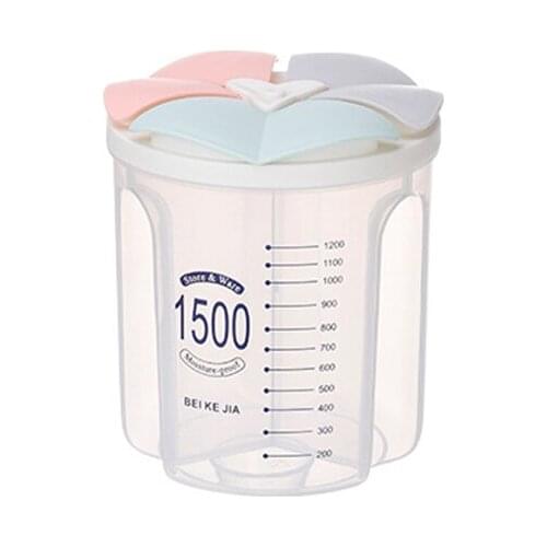 Food Storage Box High Capacity 5 Specifications Rice Container Box With Scale Storage Container Container Fresh Keeping TPR PP