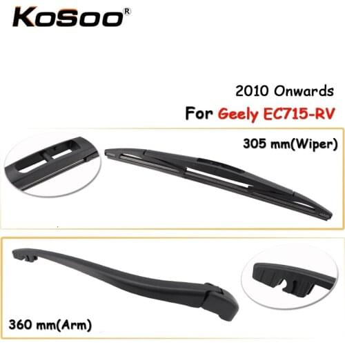 KOSOO Auto Rear Car Wiper Blade For Geely EC715-RV,305mm (2010-) Rear Window Windshield Wiper Blades Arm,Car Accessories Styling