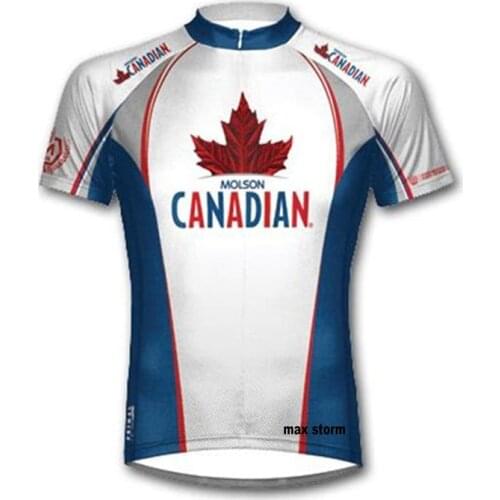 NEW Canada cycling jersey 2021 pro team Summer Customized Road Mountain Race Tops mtb jersey max storm 4 Pockets