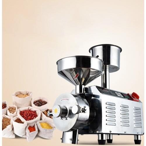 Refiner Multi-Functional Cereals Wet And Dry Machine For Rice Milk Soy Milk Sesame Peanut Butter High-Power Grinder