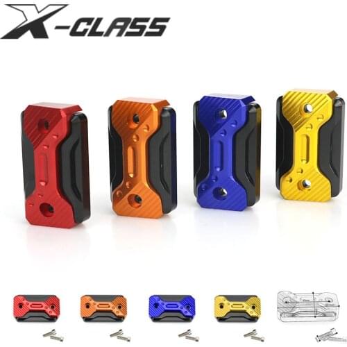 For YAMAHA R15 V3 2018 Motorcycle Front Brake Reservoir Fluid Tank Cover Oil Cup Cap Red Gold Blue Orange CNC Aluminum Guard