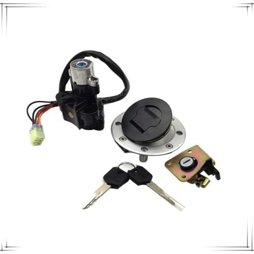 Ignition Switch Fuel Gas Tank Cap Cover Seat Lock Key Set For Suzuki GSXR 600 97-00 GSX-R 750 1993 1994 1995 1996 1997 1998 1999
