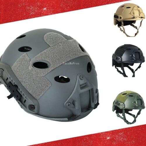 Half Covered Military Shooting Helmet Army Paintball Combat Tactical PJ FAST Helmets Adjustable Hunting Shooting Protect Helmet