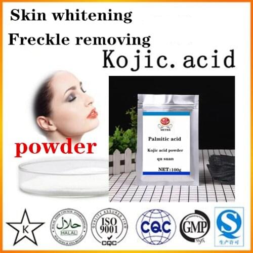ISO Certified Kojic Acid Powder, Cosmetic Raw Materials Whitening and Freckledouble Palmitic Acid Powder, Available From Stock