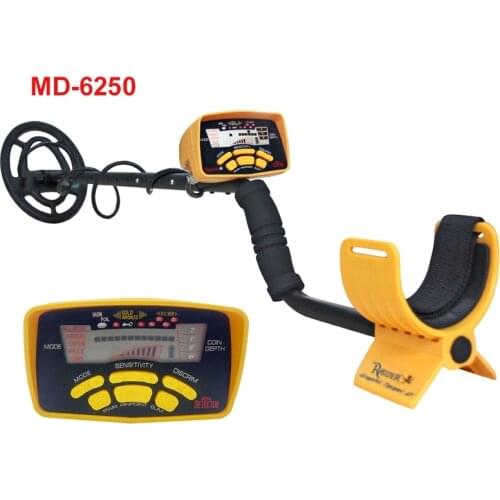 Professional Metal Detector High Performance Underground Metal Detector MD6250 Three Detect Mode Coins Jewelry All Metal MD-6250