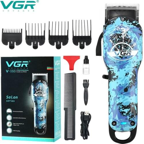 VGR Professional Stronger Power Electric Hair Trimmer Cordless Rechargeable Shaver Barber Hair Cutting Machine Hair Clipper