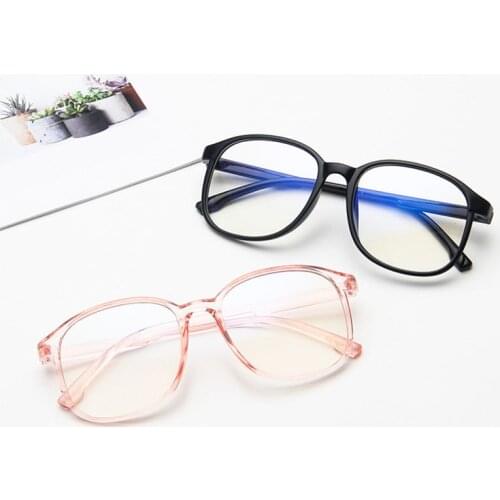 Transparent Computer Glasses Frame Women Men Anti Blue Light Round Eyewear Blocking Glasses Optical Spectacle Eyeglass