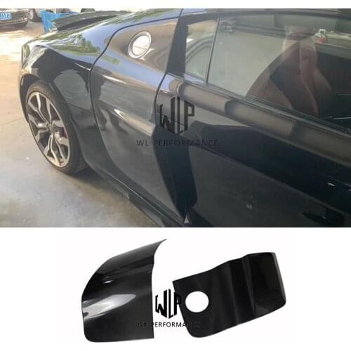 R8 High Quality Carbon Fiber Car Door Cover Fuel Tank Decoration For Audi R8 Car Body Kit 2006-2015