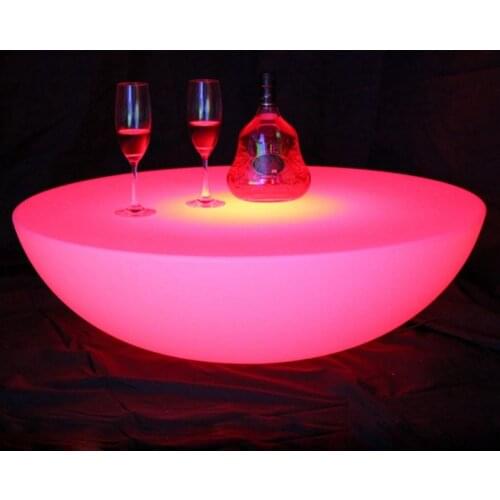 Skybesstech SK-LF17 (D66*H22cm) LED Bar Table Rechargeable Waterproof IP65 Party Event Furniture Lighting Free Shipping 1pc