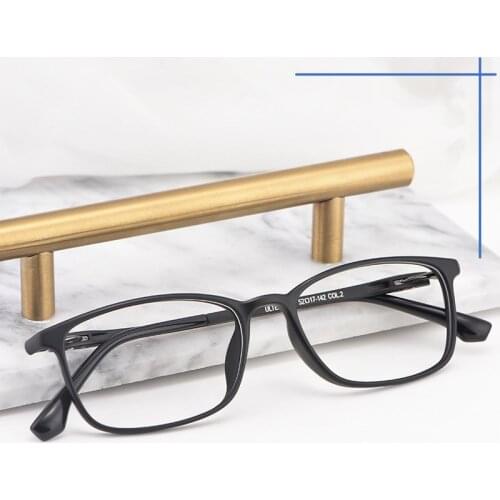 Plastic steel glasses frame retro glasses frame mens ultralight casual large frame glasses womens prescription glasses 9801