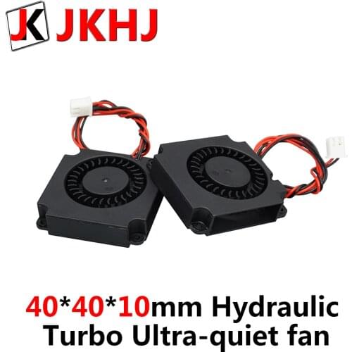 Hydraulic Turbo fan Ultra-quiet 40*40*10mm 3D Printer Parts the model Cooling Fan 12V/24V DC XH2.54 Wire