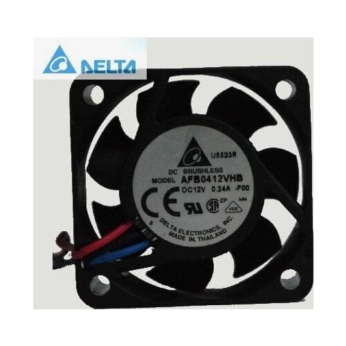 For delta AFB0412VHB 4015 4CM 40MM 12V dual ball bearing cooling fan 3 line i 40 * 40 * 15mm