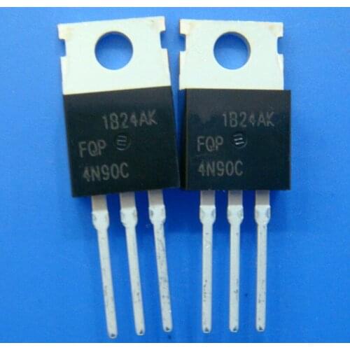 10pcs/lot FQP4N90C 4N90 TO-220 MOS FET 4A900V