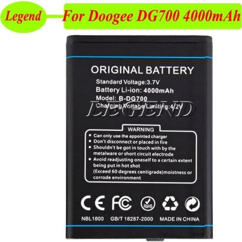 4000mAh B-DG700 For Doogee TITANS2 Doogee DG700 Battery Batterie Bateria ACCU