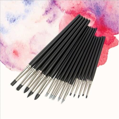 5pcs/set Watercolor Rubber Pen Silica Gel Pen Brush Oil Painting White Liquid Silicone Draw Brush