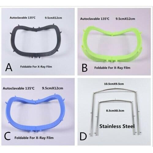 5X Dental Rubber Dam Frame Sheet Punch Tool Stainless Steel Foldable German Hager Style