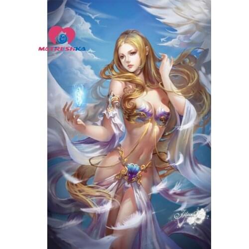 Diamond embroidery full square diamond painting cartoon girl Diamond full color mosaic Cross stitch kits Picture rhinestones