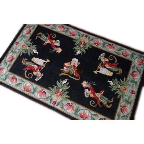 Retro rug needlepoint rug kitchen carpet mat chinese wool carpets wool knitting carpets