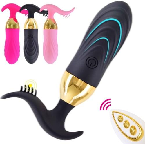 Wireless Anal Butt Plug Remote Control Vibrator Egg Vaginal Kegel Trainer G-Spot Simulator Sex Toys for Women Jump Ball 10 Speed