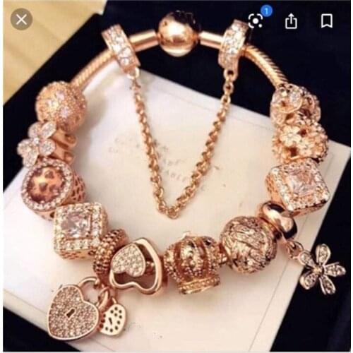 925 Sterling Silver Bracelet Moments Sliding Clasp Adjust pandora Bracelet Bangle Fit Women Bead Charm Diy Europe Jewelry