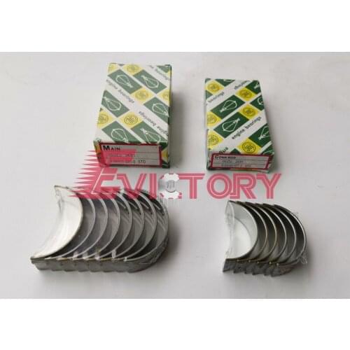 For ISUZU 3KB1 crankshaft connecting rod bearing + piston ring set