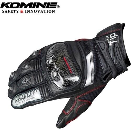 GK-193 motorcycle racing leather gloves, touch screen, carbon fiber breathable anti-drop gloves, motorcycle riding gloves