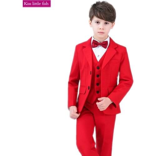 Kiss little fish Boys Suits For Weddings