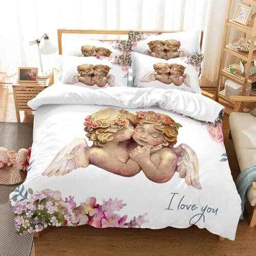 Bedding set duvet cover set 3d bedding digital printing bed linen queen size bedding set fashion design