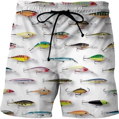 Funny Fish pattern 3D Print Bathing suit man and woman Shorts beach shorts Summer cartoon fashion casual Harajuku Mens clothing