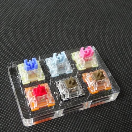 Mechanical Keyboard TTC RGB axis body Switch Tester 3 Pin gold powder/moon white/jinlan/gold tea/gold red V3/mute tea axis 6 Key