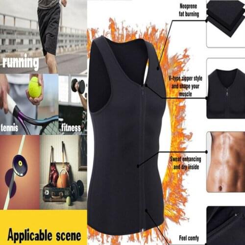 Mens Compression Slimming Best Shapewear T Shirt Vest for Waist Chest Shaper Cummerbunds