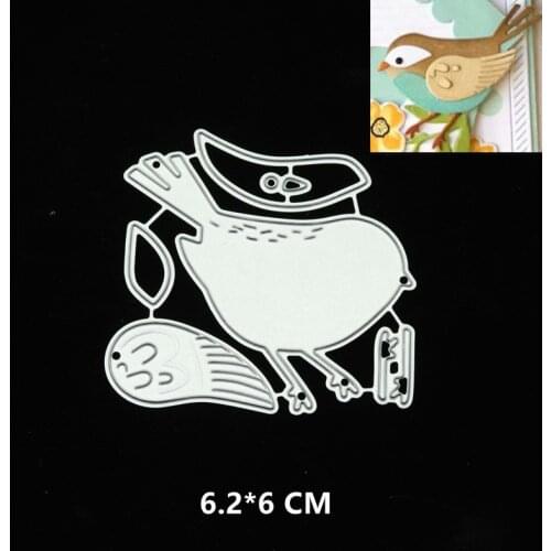 2021 New Little Bird Cutting Dies DIY Scrapbooking Embossing Paper Photo Frame Stamps Crafts Template Mould Stencils