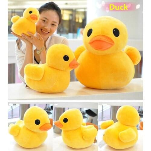 20cm Duck Plush Stuffed Toys Big Yellow Duck Plush Toys Stuffed Duck Doll For Children Cotton Soft Cute Gift For Kids
