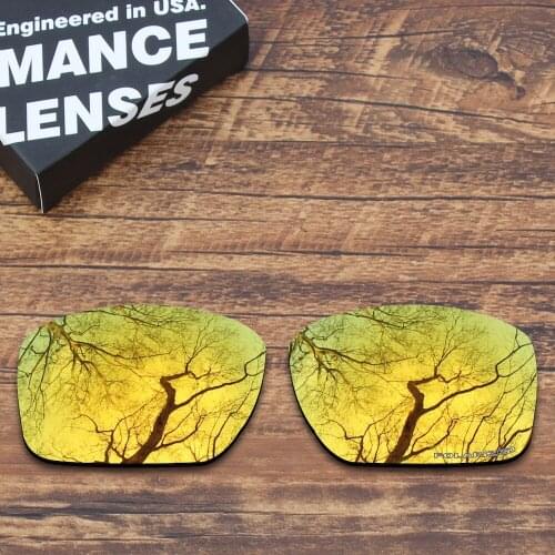 ToughAsNails Resist Seawater Corrosion Polarized Replacement Lenses for Oakley Big Taco Sunglasses Gold Mirrored (Lens Only)