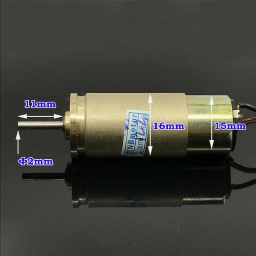 FAULHABER 1524E009S Precision 15mm Coreless Gear Reducer Motor DC12V 140RPM DIY Robot/Smart Car 141:1