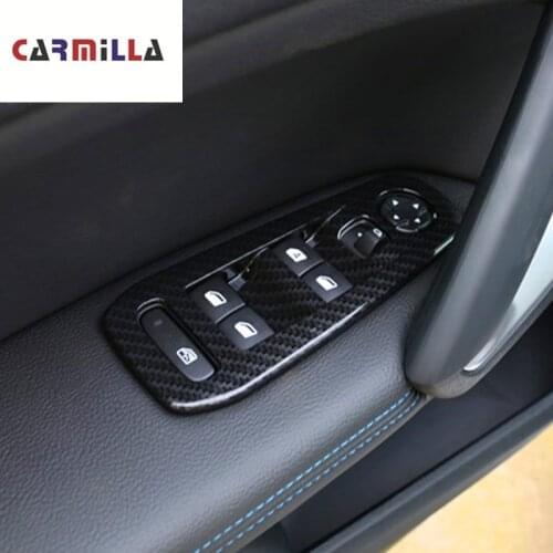 Car Inner Window Lifter Panel Refitting Protection Cover Trim Sticker Fit for Peugeot 308 308S 2016 2017 2018 2019 Accessiories