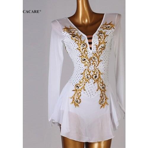 Latin Dance Dress Women BIG SALE Vestido flecos Dancing Clothes Latin Dance Competition Dresses Tango Figure Skating D1036