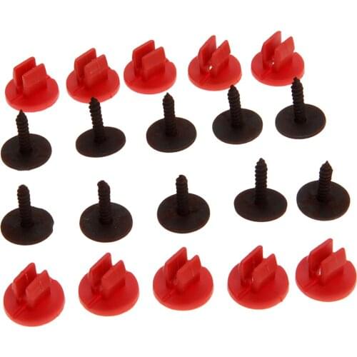 10Set/20x Auto Car Engine Undertray Cover Clips Bottom Screws Shield Guard For Ford Accessories