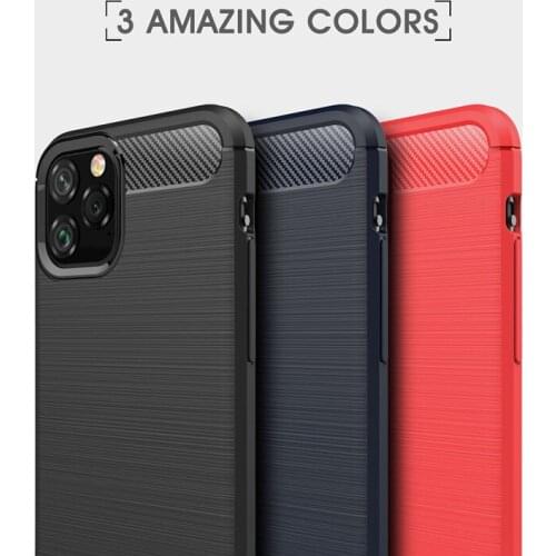 10pcs/Lot Business Phone Case For iPhone 13 12 Mini 11 Pro XS Max XR 7 8 6 6S Plus SE 2020 Carbon Fiber Brushed TPU Back Cover