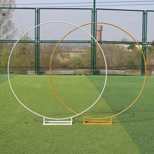 2022 Iron Wedding mariage round backdrop arch stand birthday party DIY decoration stage circle arch outdoor Background Frame
