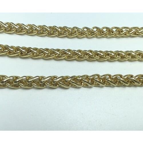 5mm Golden Metal Chain,Purse Wheat Chain
