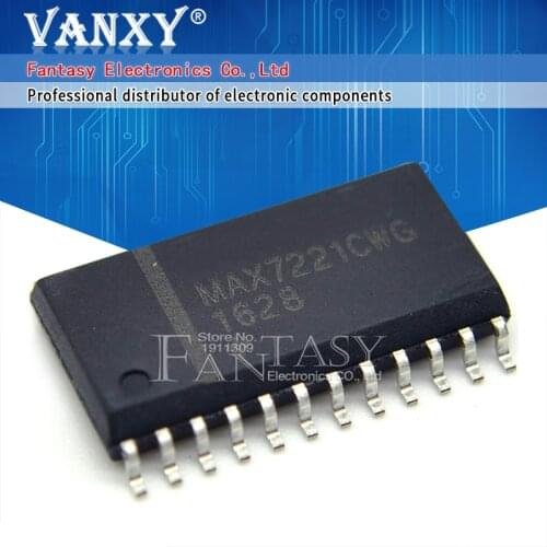 5PCS MAX7221CWG SOP24 MAX7221 SOP SMD 7221CWG SOP-24