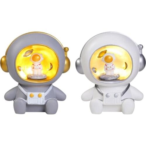 Astronaut Creative Night Light Vinyl Accessories Light Creative Home Decor Light Piggy Bank for Children Baby Gift