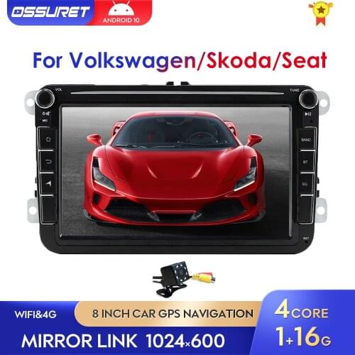 Android 9.0 DSP FM Car Audio Radio GPS Multimedia player For VW/Volkswagen/Golf/Polo/Tiguan/Passat/b7/b6/SEAT/leon/Skoda/Octavia