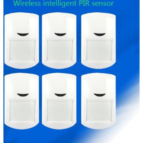 6pcs 433MHZ Intelligent Wireless alarm PIR motion detector sensor