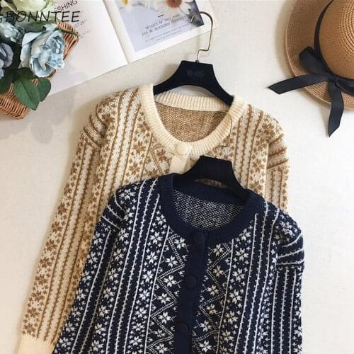 BONNTEE Women's Classic Cardigans