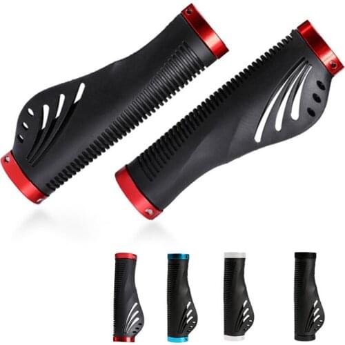 MTB Bicycle Grip Sleeve Mountain Bike Handlebar Cover Shock-Absorbing Anti-Skid Bicycle Grip Covers with Locking