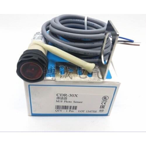 CDR-10X FOTEK New M18 TUBULAR TYPE PHOTO SENSOR Photoelectric Switch 10-30 VDC NPN & PNP