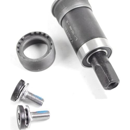 MTB Mountain Road Bicycle Bottom Bracket BB68 Square Hole Crank 107/113/118/120/122/124/127mm with Waterproof Screws